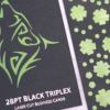 28pt Black Triplex Uncoated Business Card - Image 5