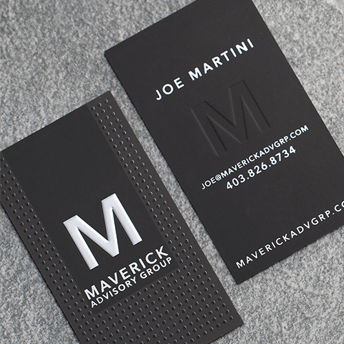 Luxurious Thick Soft Touch Business Cards - Print Canada