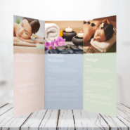 100lb - Text Tri-Fold Brochure