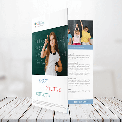 80lb - Text Half Fold Brochure