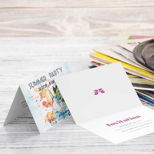 Invitation Cards 2 personalized note cards canada Gotopress - Canada Printshop