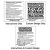 Glow Temporary Tattoos 1.5"x2" - Image 2