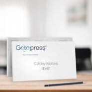 Custom Printed Notepad 4 Sticky Notes Gotopress - Canada Printshop